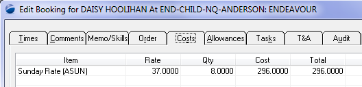 client role rate