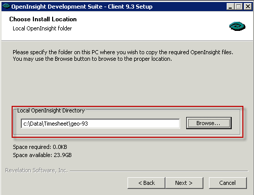 client setup