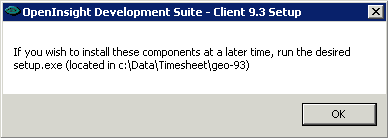 client setup
