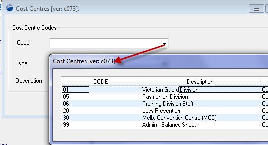 cost center