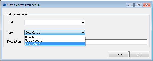 cost center