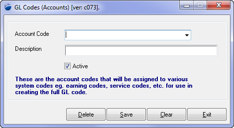 GL codes