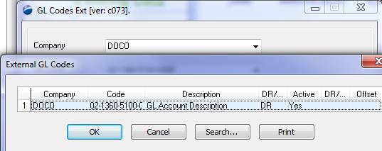 GL code